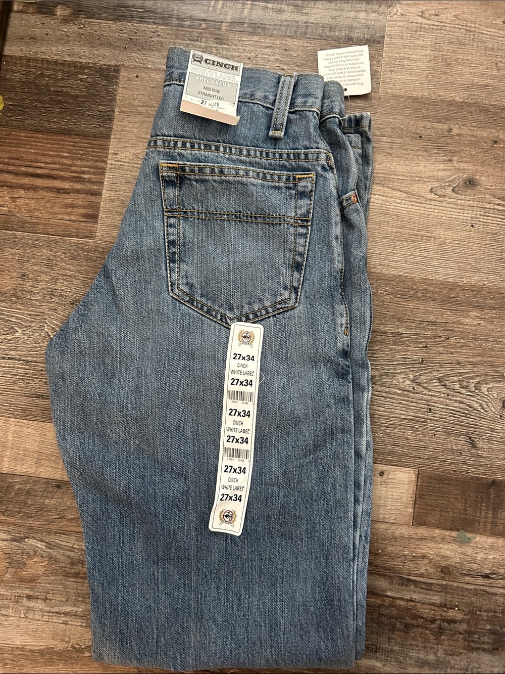 Cinch Men's Relaxed Jeans in Medium Blue Denim